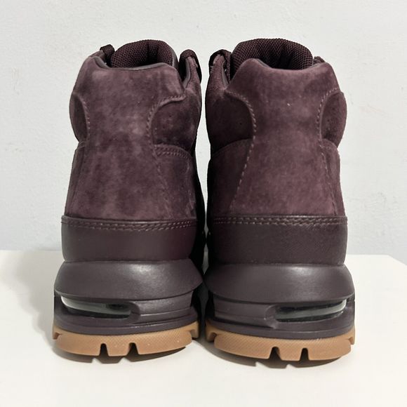 Nike Air Max Goadome “Deep Burgundy Gum” Men’s Size 10 Suede Boots No Lid - Picture 5 of 8